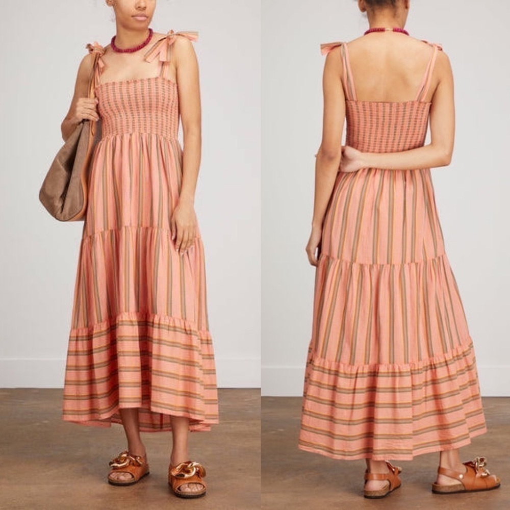 NWT XIRENA Lorraine Dress in Terracotta